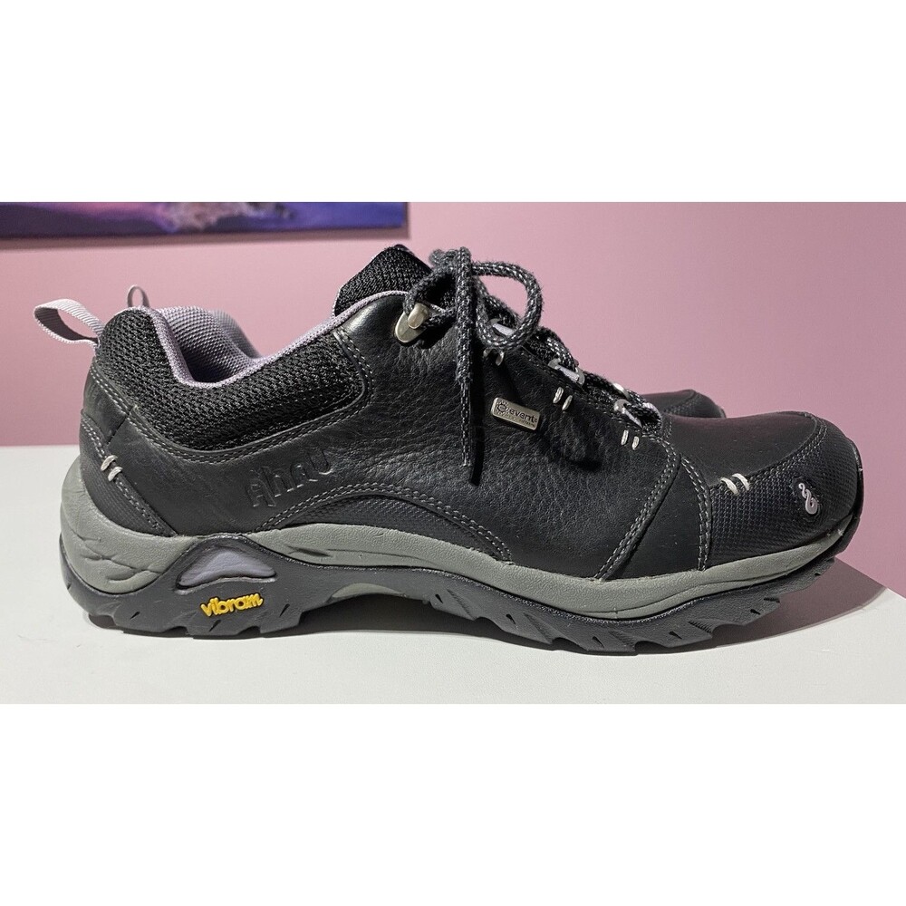 Ahnu Black and Gray Athletic Shoes